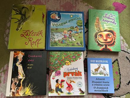 Sada 6 ks rozprávkových knižiek,