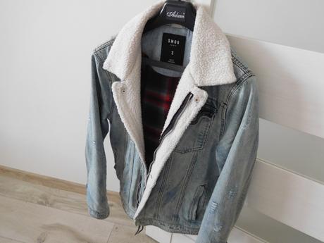 Riflová bunda pánska -s, s