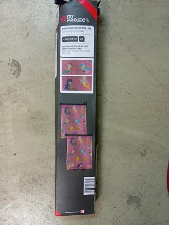 Slnečná clona do auta - 2x roletka,