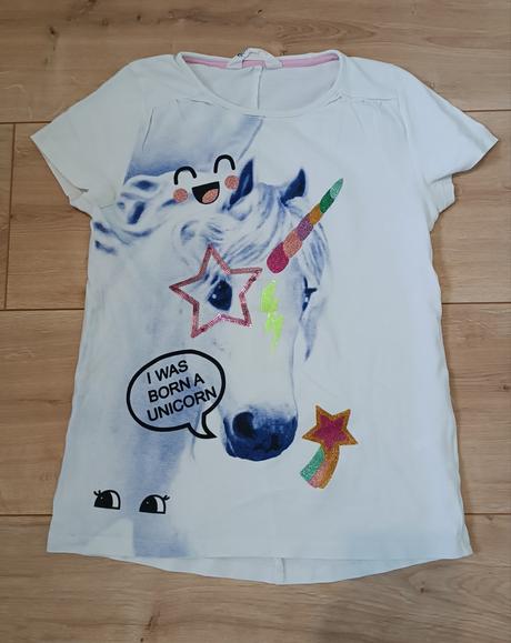 Koníkové tričko, h&m,134