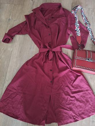 Bluzkove saty bordove, l