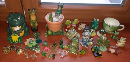 Zbierka žiab 44 ks,