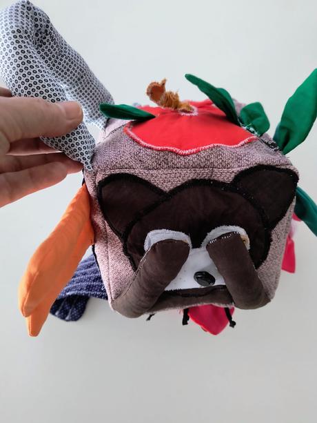 Didaktická montessori látková kocka, 