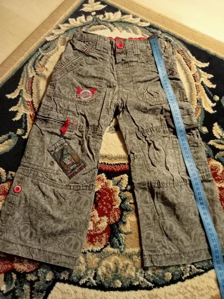 Nohavice podšité úpletom, rebel,98