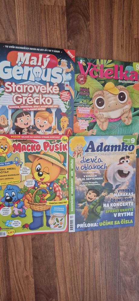 Predam nove detské časopisy, 
