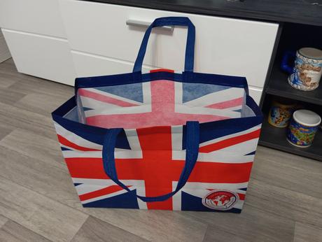 Znovupožívateľná taška britská vlajka británia, marks & spencer