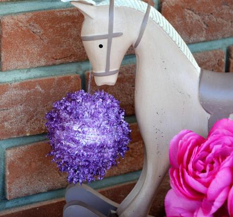 5 x závesná guľa na stromček,