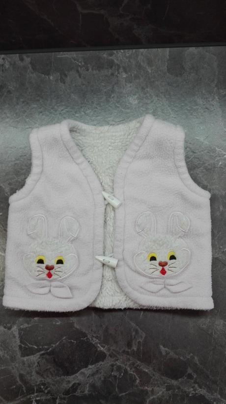 Kožušinková vestička, richelieu,80