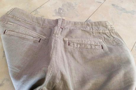 Ľanové tenké voľné nohavice, dorothy perkins,xl