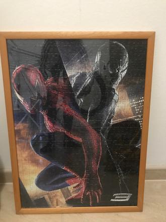 Obraz z puzzle spiderman,