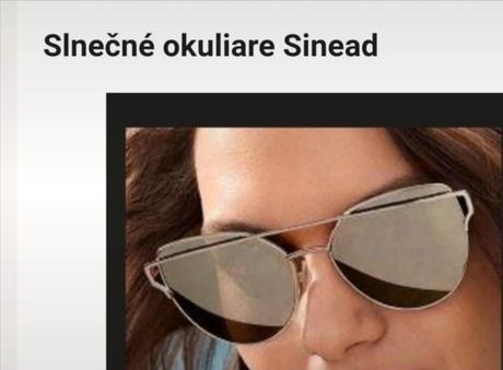 Slnečné okuliare, avon