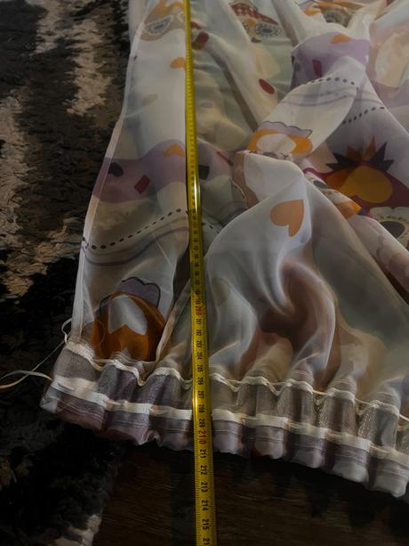 Záclona so sovickami 105x210 cm, 