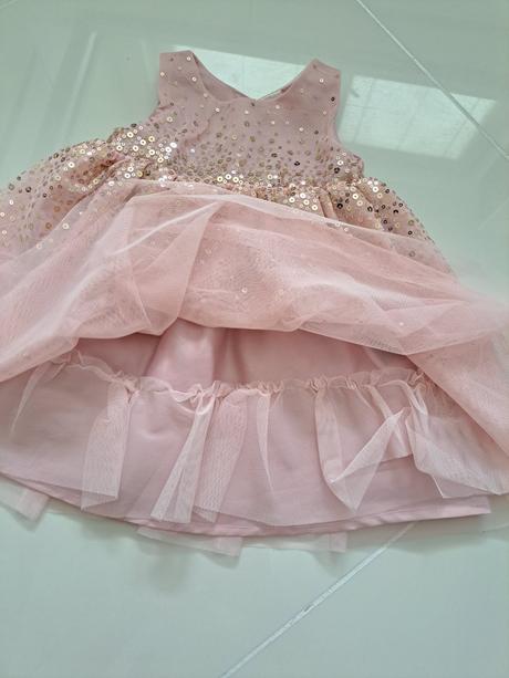 Šaty s trblietkami h&m, h&m,68