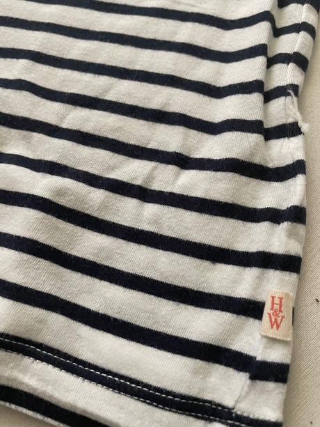 Tričko pasik h&w 4-5 rokov, lindex,110