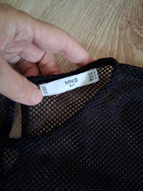 Sieťované tričko, mango,m