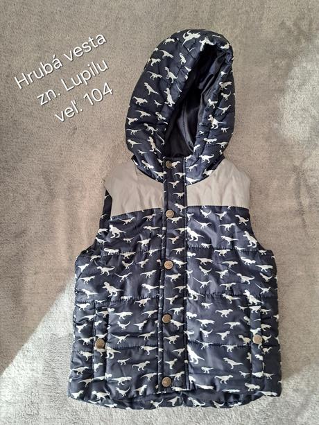 Zateplená vesta 104, lupilu,104