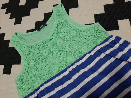 Nádherné tričkové šaty+2-dielne plavky grátis 6-9r, tezenis,134