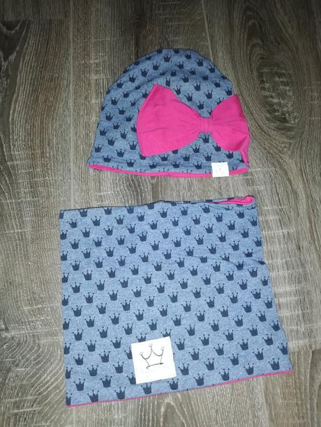 Čiapka, nakrčnik set, 62