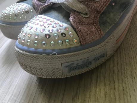 Tenisky vysoké svietielkujuce anjel vel.33, skechers,33