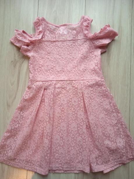 Slávnostné šaty ružovej farby, veľ.110, 110