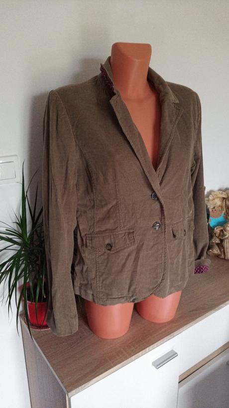 Menčestrové sako v.40/42-m/l, l