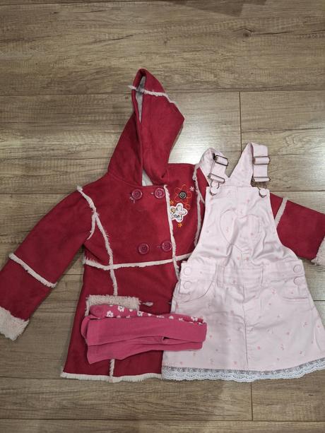 Kabátik + sukňa na traky, 98