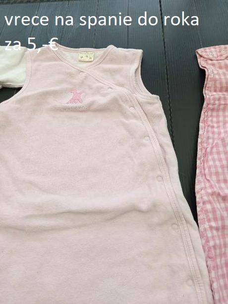 Mix prádla na spanie-pyžamá, spacie vrecia, župany, 140