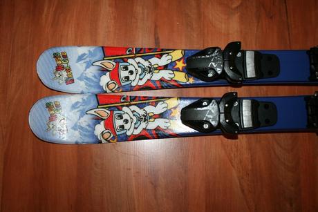 Zajkova patrola detské lyže 80 cm, 80-89 cm