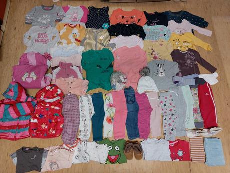 Mega balík zimného oblečenia, 86–98