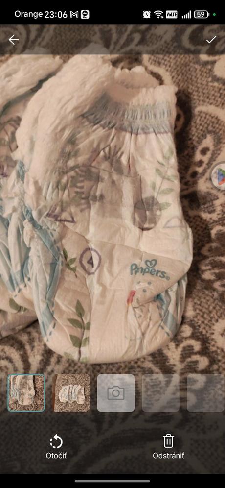 Plienky pampers veľkosť 4, pampers,7 kg - 18 kg