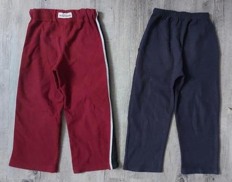 2 x flísové tepláčiky, 116