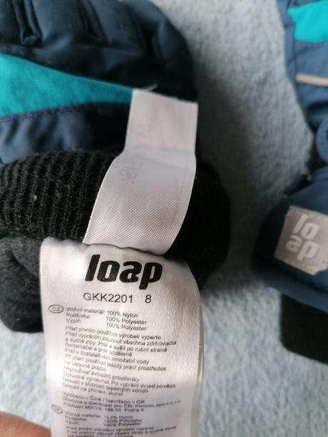 Lyžiarske rukavice, loap,128