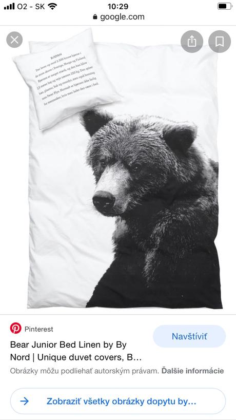 Postelne obliecky by nord, bear, šírka (cm): 100,dĺžka (cm): 140