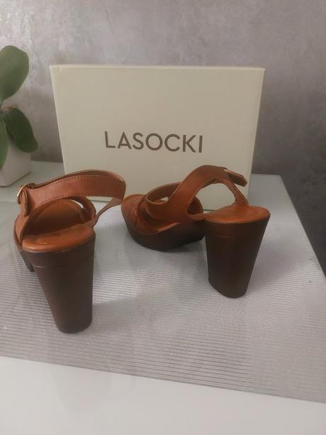 Dámske sandále, lasocki,38