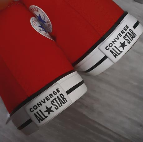 Červené tenisky veľ. 26, zn. converse all star, converse,26