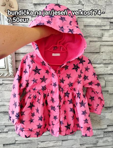 Hviezdičkovy kabátik/bundicka, 74