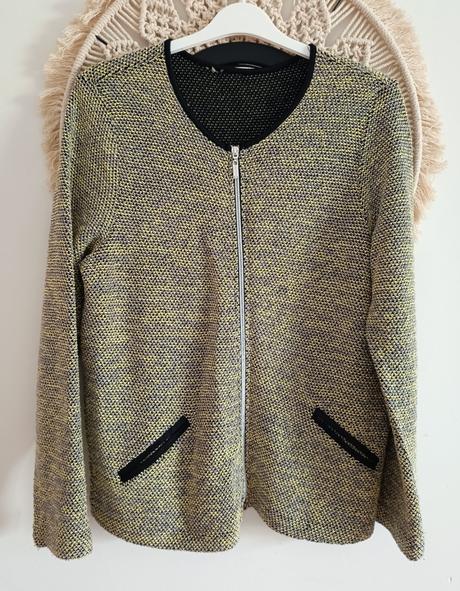 Dámsky sveter na zips, gina,m