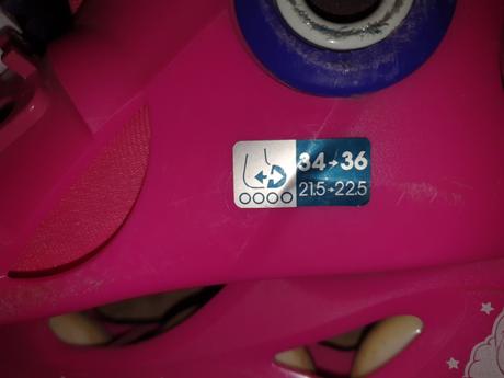 Kolieskove korcule - 1 par 34-36, 34