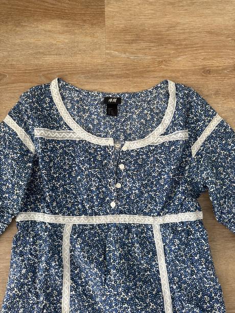 Kvietkovaná tunika 14+ xs/s, h&m,170