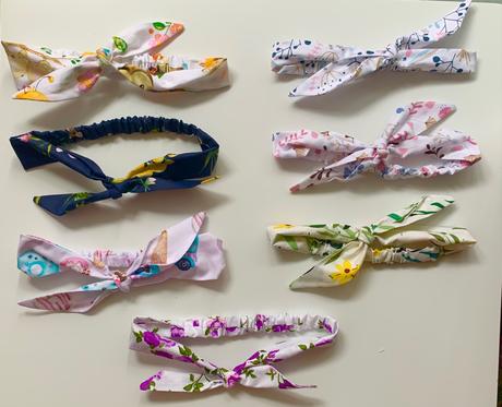 Gumičky/čelenky handmade, 