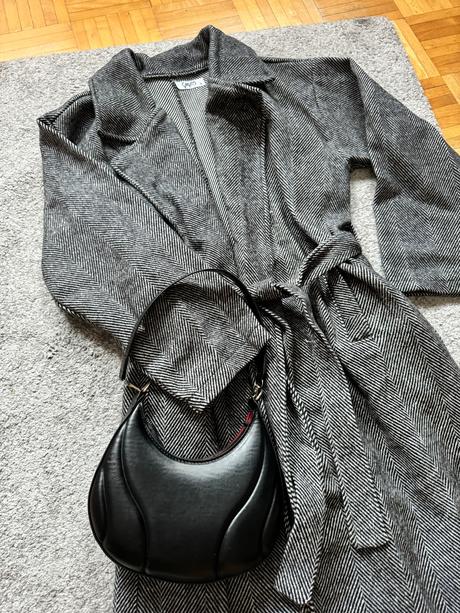 Dámsky dlhý kabát, s