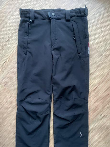 Outdoorové softshelove zateplené nohavice do snehu, cmp,152