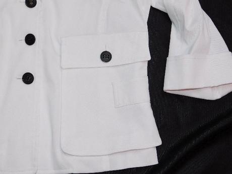 Luxusny damsky strečovy blejzer/kabatik, s