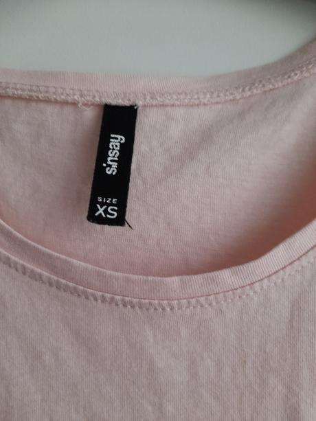 Tričko baby pink, sinsay,xs