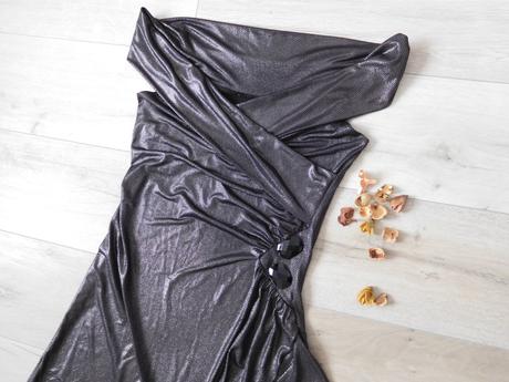 Šaty krástke pružné do leskla 40v, m, m