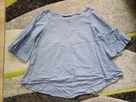 Modrá košielka, zara,s