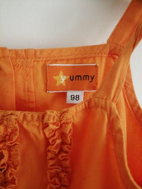 Saticky oranžové ummy vel. 98, 98