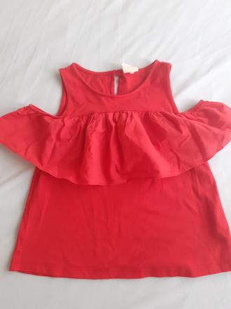 Červené tielko zara, zara,128