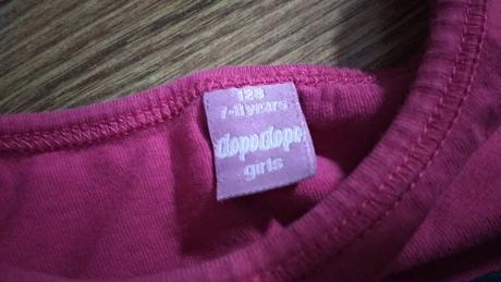 Tričko s mačičkou, veľmi málo nosené, dopodopo,128