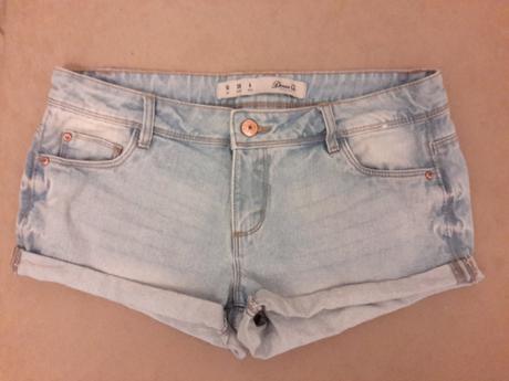 Krátke rifle, denim,38